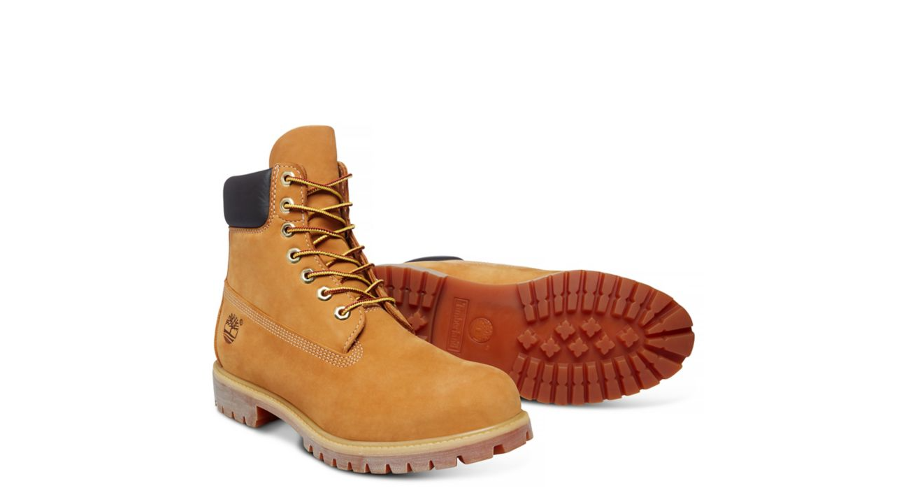 premium shearling 6 inch boot for men in yellow